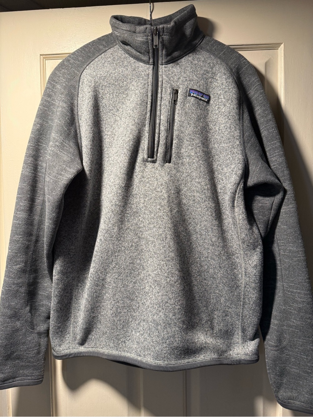 Patagonia Better Sweater 1/4 Zip Fleece Pullover Gray Men’s Medium EUC